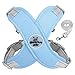 Ankexin Dog Harness No Pulls Pet Vest with Solid Metal D-Ring for Small Medium Dogs Reflective No Choke Harnesses with Leash