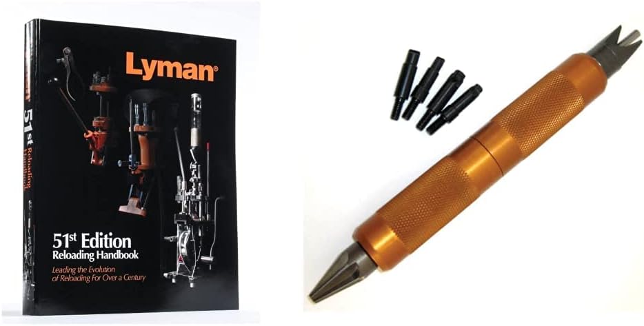 Lyman 51st Reloading Handbook-Softcover and Lyman 7777800 Case Prep Multi Tool