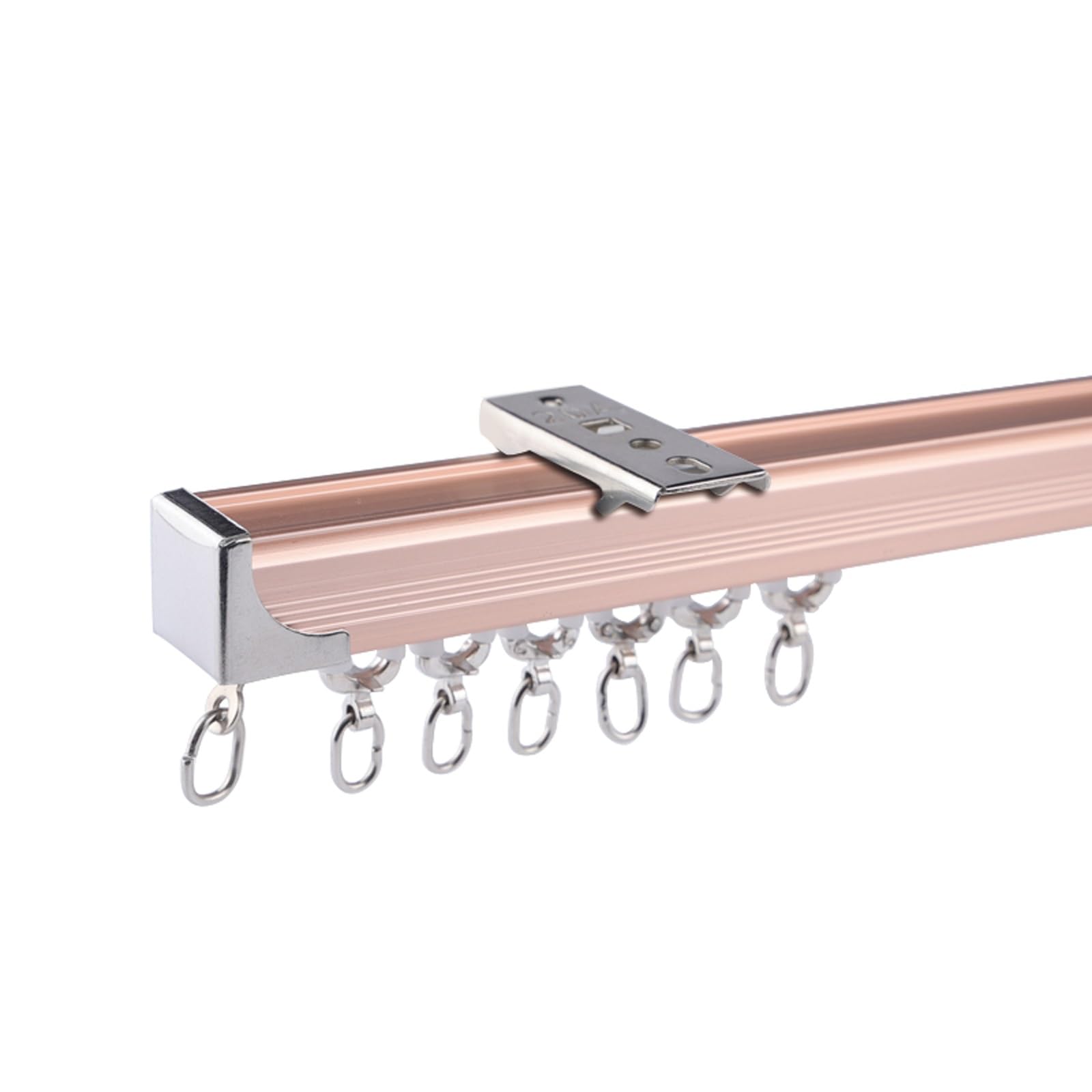 Aluminium Silent Curtain Track Room Divider Rod Sliding Curtains Rails