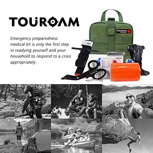 Notfall IFAK Trauma Erste Hilfe - Überleben Molle Taktische Outdoor-Sachen Molle-System Hurrikan-Bereitschaft Bug Out Bag Wundverband für Autocamping Kyak Mountain Car Erdbeben - Image 8