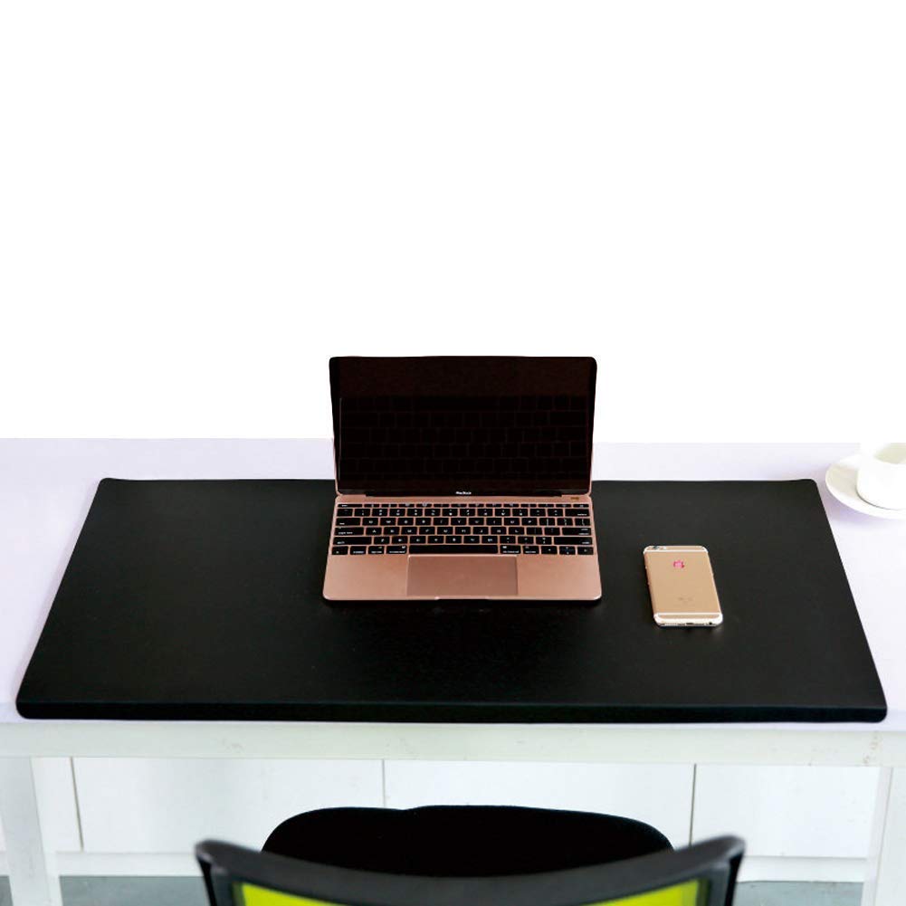 Tappetino da scrivania per videogiochi/scrittura di alta qualità, grande tappetino organizer da scrivania con bordo in pelle impermeabile, per tastiera, laptop