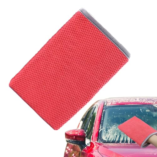Detalles del Coche Clay Mitt - Limpieza Automática, Preparación para la Pintura | A Menudo No Deslizante Fina Reutilizable, Textura de descontaminación para Eliminar