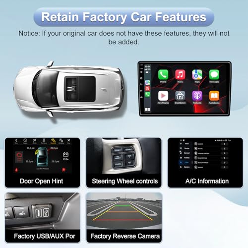 Radio para auto Android 13 con pantalla táctil 10.2 pulgadas miniatura 7
