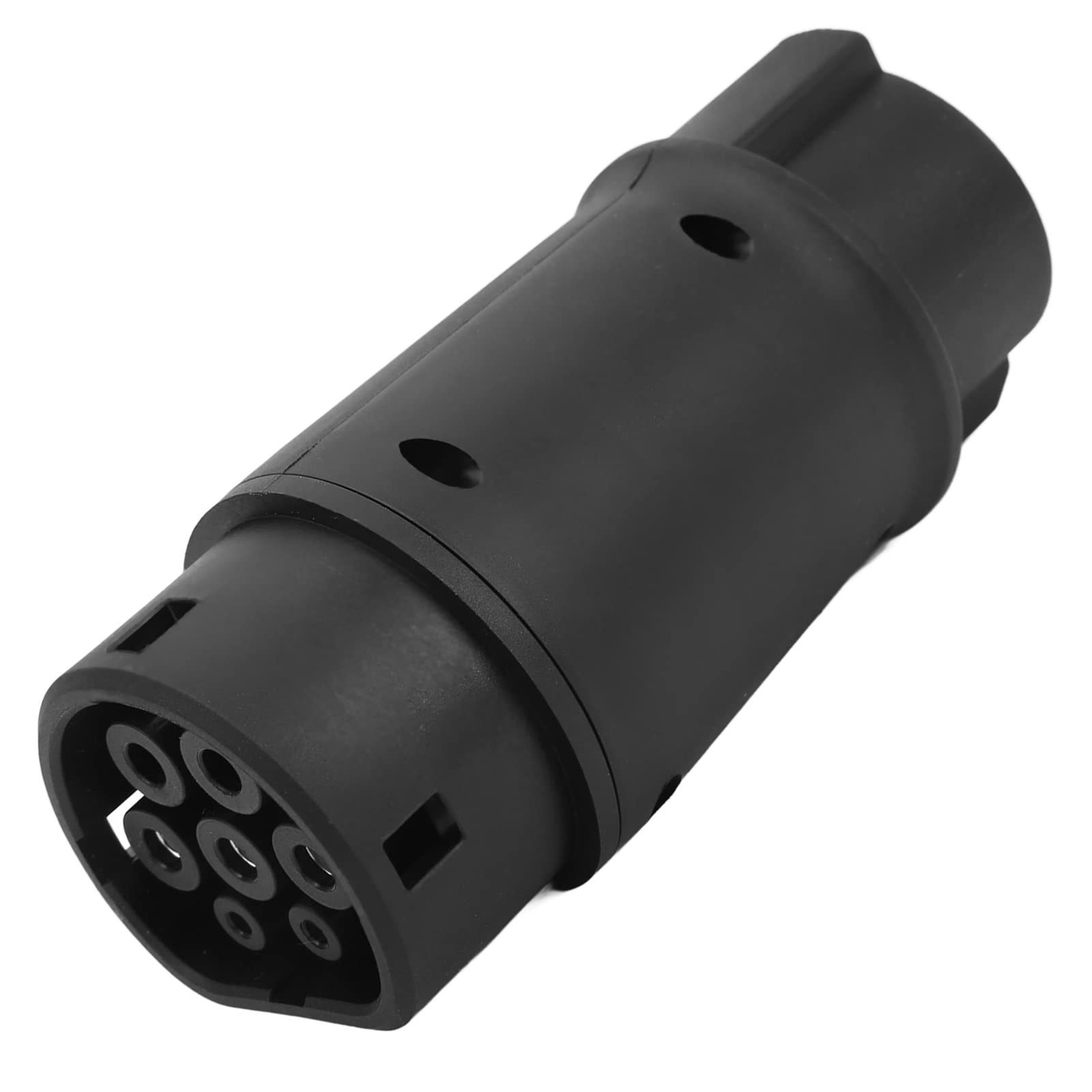 Aramox Tipo 1 a Tipo 2 Adaptador de Carga para Vehículos Eléctricos Conector EV 16‑32A 220‑250V para Vehículos Estándar de EE. UU. a la UE