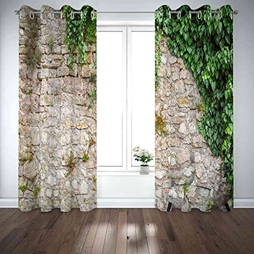 Rideaux occultants 140x160 rideaux oeillets polyester isolant 3D - 5