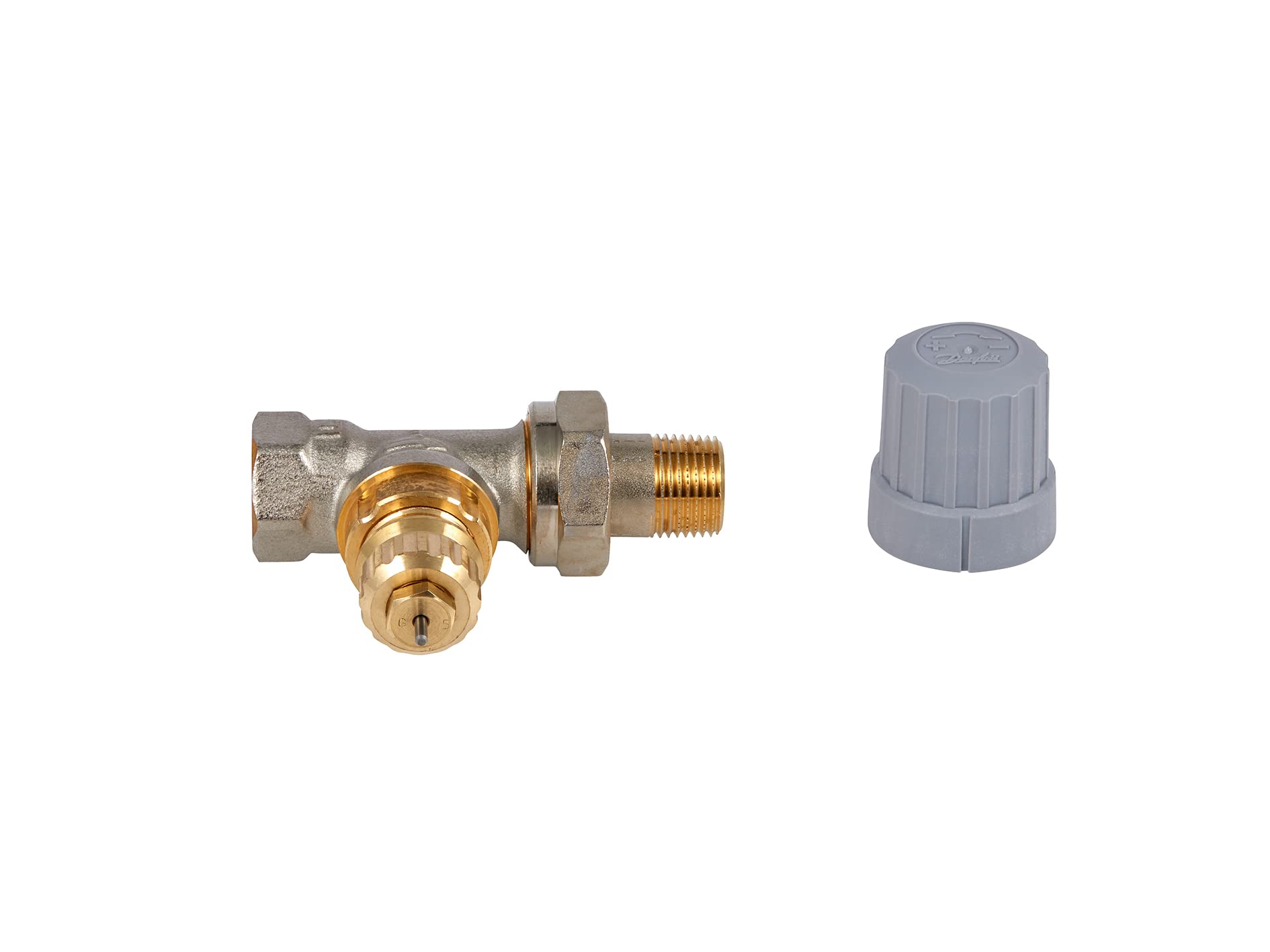 Danfoss 013G0002 Thermostatic Valve Ra-Fn 10, Grey, 3/8 Inch