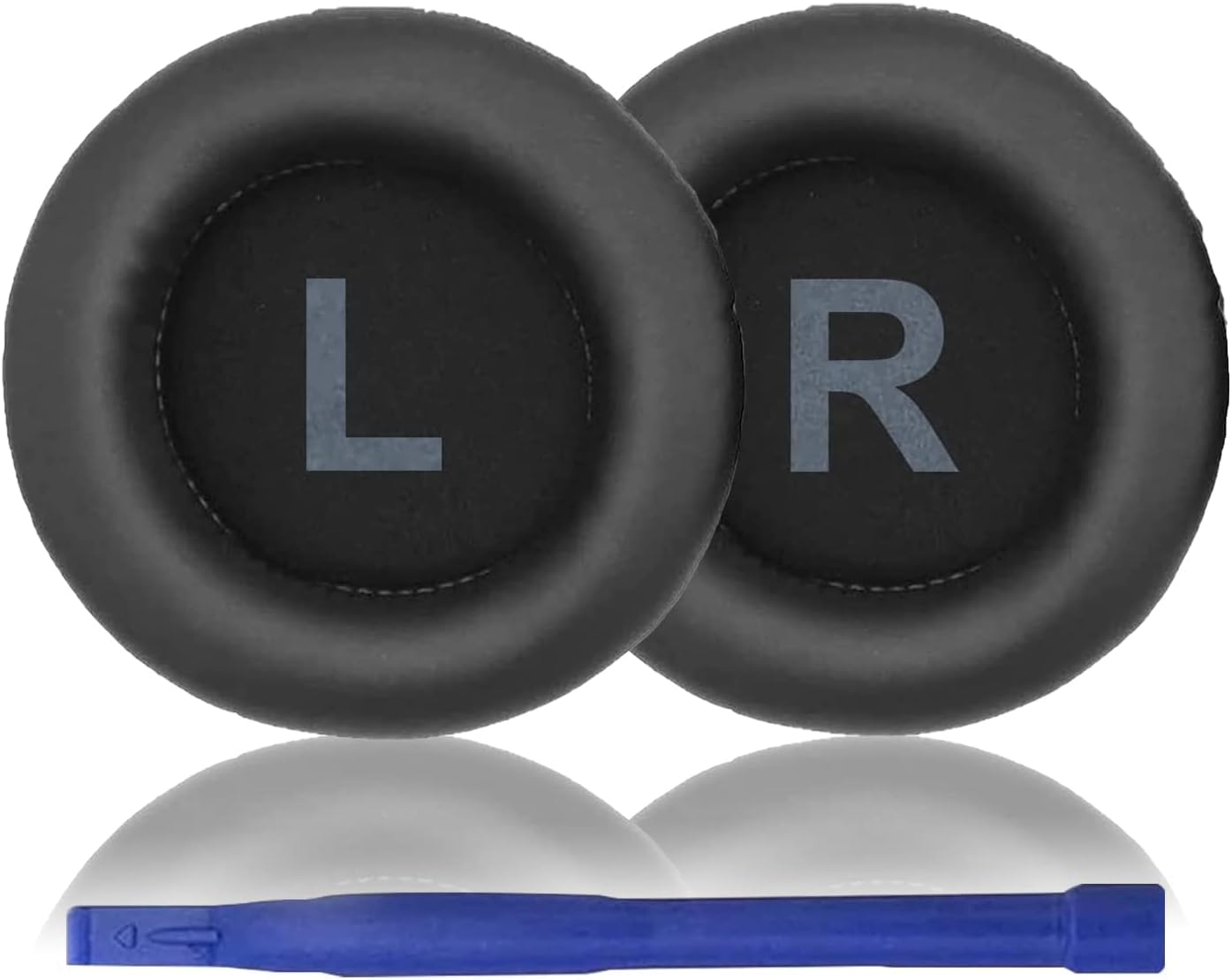 Aiivioll Earpads Replacement for AKG Pro Audio K52 K72 K92 M220 K240 K241 K242 K271 K272 K340 K550 K551 K553 S MKII MK2, Ear Pads Cushions with Protein Leather (Black)