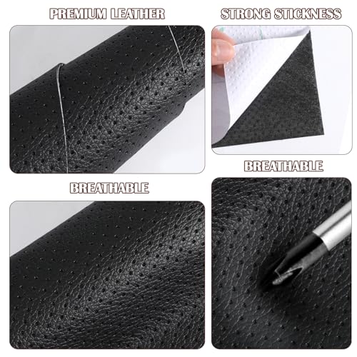 3Pcs Breathable Perforated Black Patches
