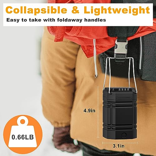 Solar-Camping-Lanterns-Hand-Crank-Flashlight-USB-Rechargeable-LED-Lanterns-with-3000mAh-Capacity-Battery-3-Powered-Ways-Outdoor-Portable-Survival-Emergency-Light-for-Power-OutagesHurricaneHome