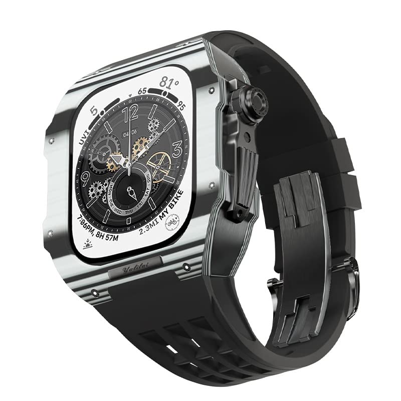 Boîtier Apple Watch carbone antichoc : protégez et transformez votre iWatch 44mm 45mm