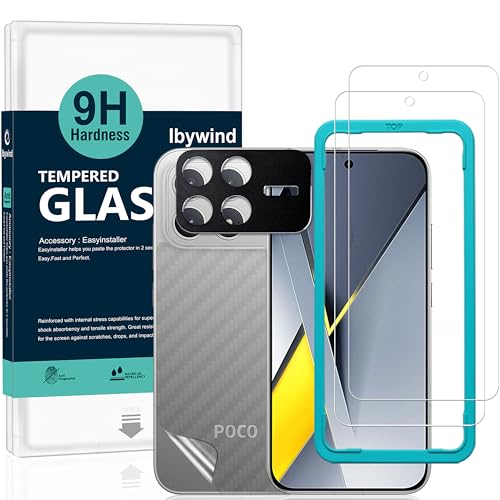 Ibywind Screen Protector with Camera Lens Protectors (2+1 pack)