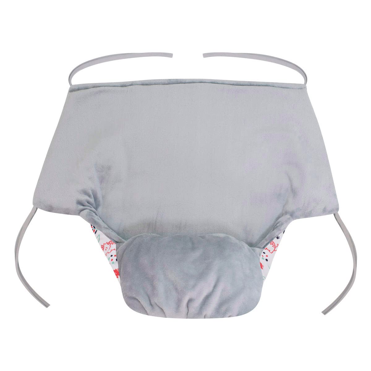 JYOKO Kids Saco Cubrepiés de Invierno Compatible con Portabebés, Sillas de Coche y Cochecitos de Paseo | Polar Teddy Extra Suave | Hecho en España (Dino Party, Polar Teddy - 80 Cm)