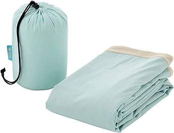 Amazon | 抗菌防臭 セルフインフレートマットカバー・DUO(ブルー