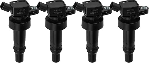 4 paquetes de bobinas UF-707 GN10683 para Kia Forte5 1.6L 2014-2016 para Kia Forte Koup 1.6L 2014-2016 para Hyundai Veloster 1.6L 2013-2015