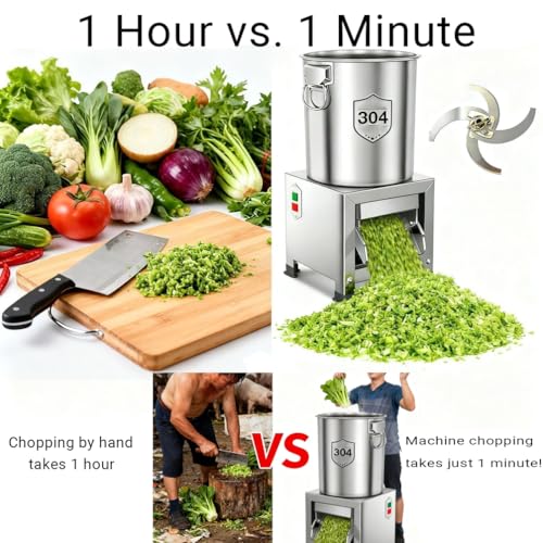 Trituradora de acero inoxidable para vegetales y forrajes miniatura 6