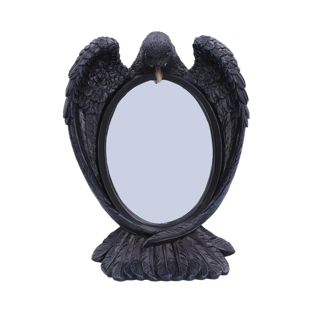 Nemesis Now Nevermore Reflection sculpture de collection peinte à la main