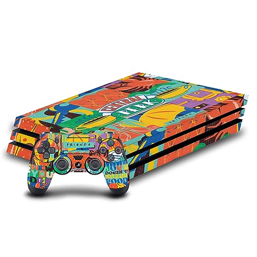 Vinyle autocollant PS4 Pro Friends Central Perk avec skin manette DualShock 4