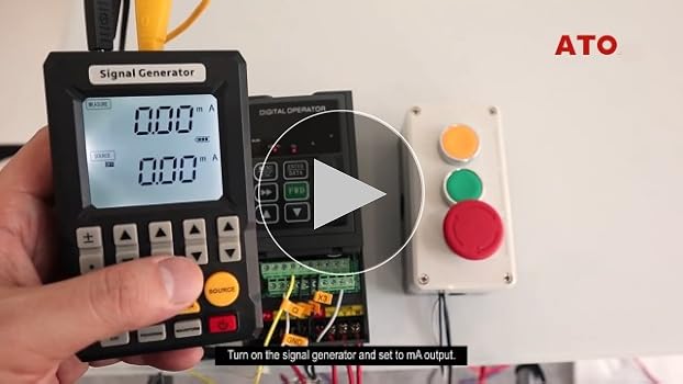 ATO 5HP 3.7KW VFD, Single Phase 240V Input 3 Phase 380V