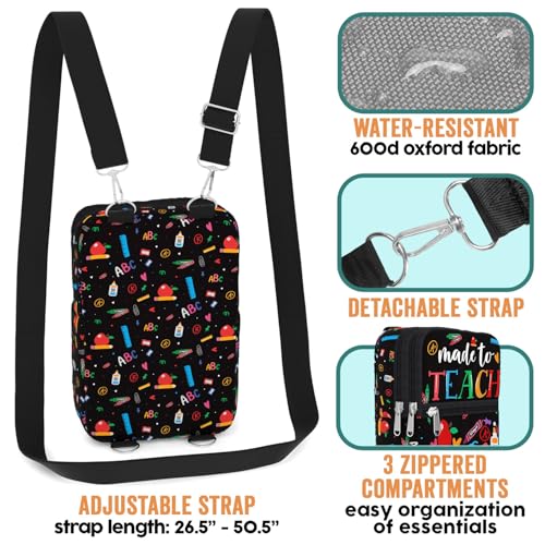 84hoods Crossbody Phone Bag with Adjustable Long Strap. Gift for Teacher. Small Waterproof Cell Phone Purse for Women.3