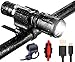 Uelfbaby 1000 Lumen Bike Light USB Rechargeable Stepless dimming Taillight Included Firm Mount Cycle Torch Easy Install Fits All Bikes Mountain Hybrid Road MTB