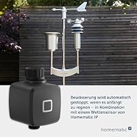 Homematic IP Bewässerungsaktor, Smart Home, Sieger der Stiftung Warentest 05/2026, mit App steuerbar, intelligente Gartenbewässerung, Smarter Bewässerungscomputer, anthrazit, 162114A0 – Ansicht 5