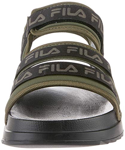 Sandália Drifter Trail, Fila, Feminino, Preto/Oliva, 36