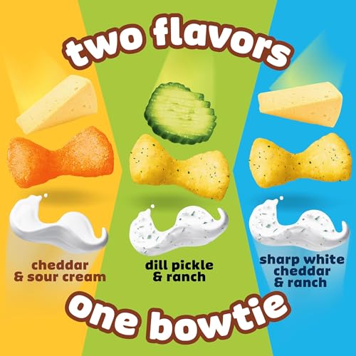 Pringles Mingles Puffed Snacks, Variety Pack, Cheese Puffs, Salty Snacks (3 Bags)