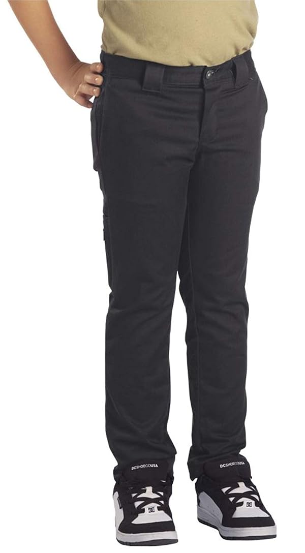 Dickies Kids Boys 8-20 Boy's Skinny Straight Pant, Black, 10 by Dickies - Used condition - US$22.26
