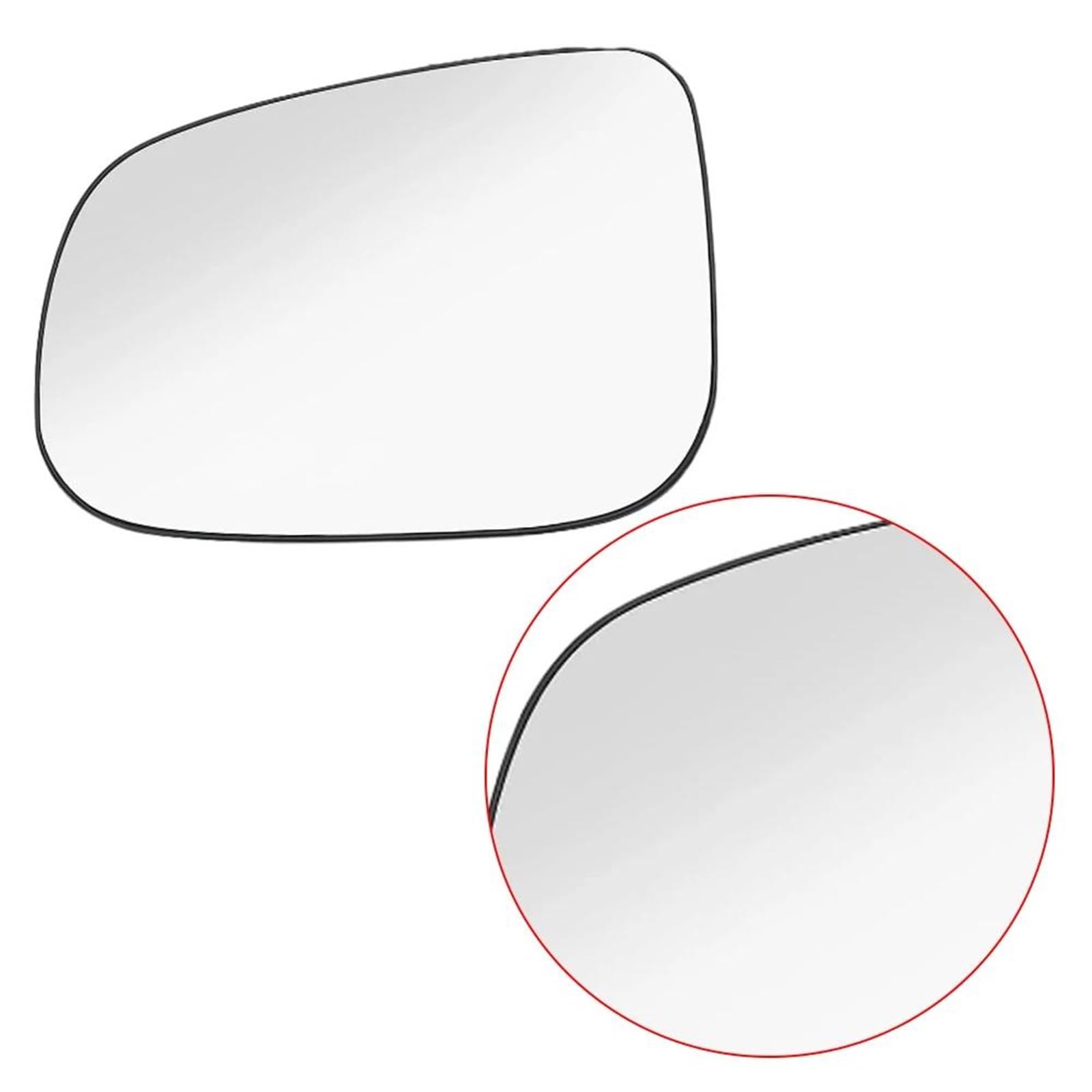 Espejo Retrovisor Para Coche Para Volvo S60 S80 2014-2015 V60 2015-2018 Para Jaguar XJ XF 2013-2018 Lentes Retrovisores Laterales Cristal de retrovisor lateral(Izquierda y derecha)
