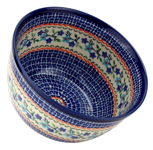 Tazón Mezclador Polish Pottery 2 Cuartos Cerámica miniatura 2