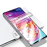  LZS Film Protection écran pour Samsung Galaxy A70[2 pièces] Couverture Complète Film Souple Hydrogel Protection Film Pas d\'eau pulverisante, Conçu pour Courbe téléphone Mobile à écran