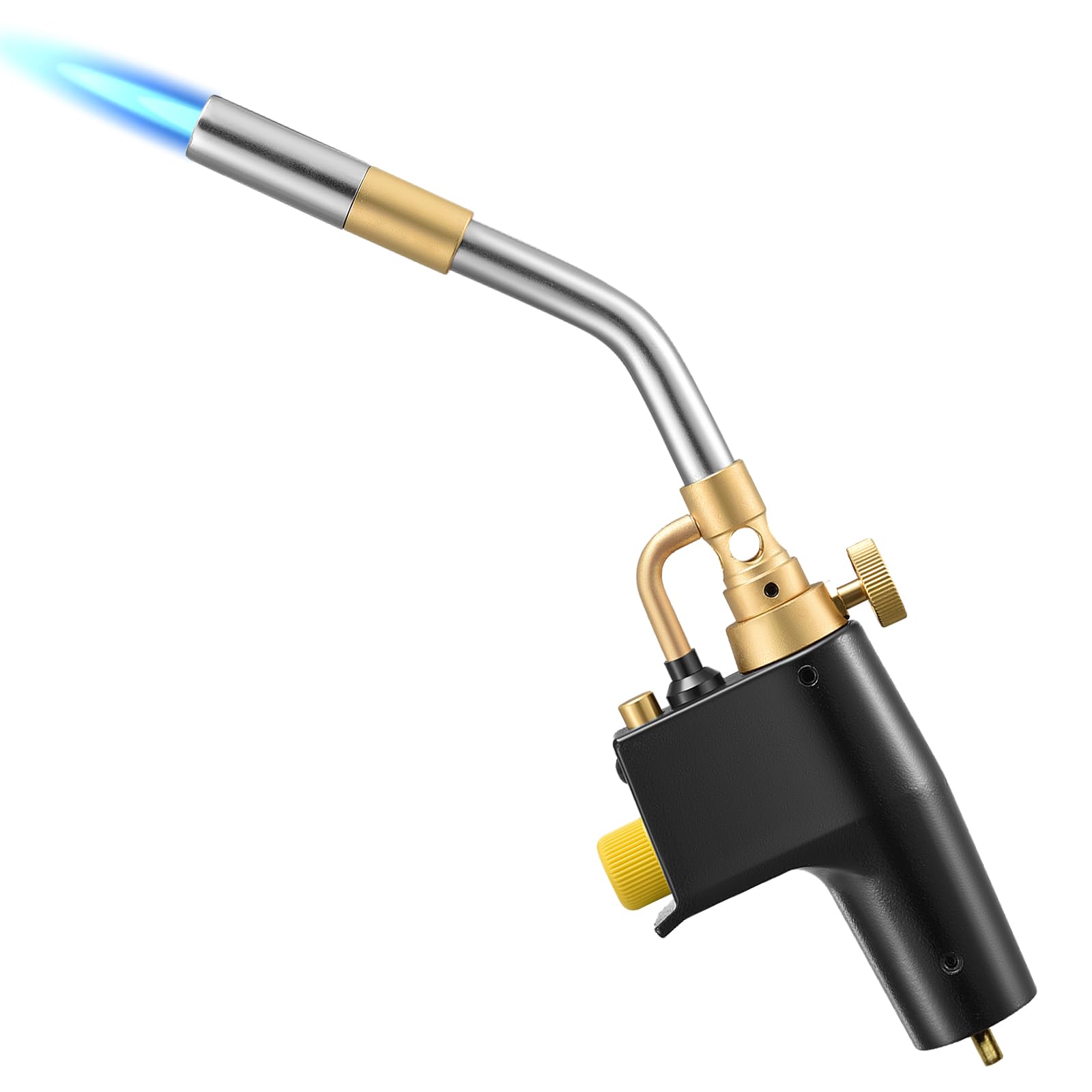 Antorcha de propano MAPP, Antorcha de Gas con Intensidad de Llama Ajustable, Soldadura a Gas para Plomería, Soldadura, Quemador de Malezas, Soldadura de Techos, Parrillas y Encendido