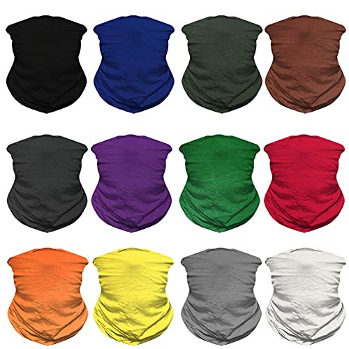 Neck Gaiter Face Mask Scarf Bandana Headwear Multi-Purpose Headband for Hunting Running Fishing Hiking Motorcycling