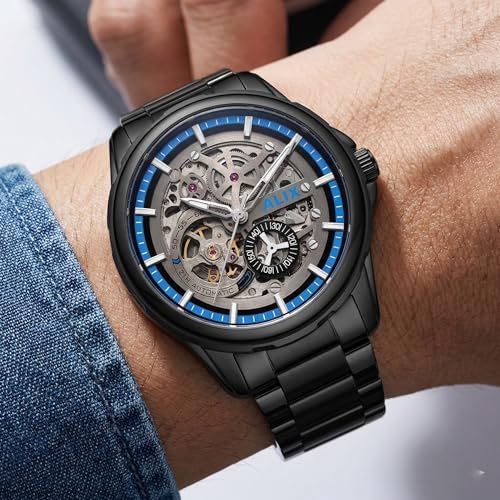 Image of ALIX AL2918 Men Fashion Multifunction Analog Watch Stainless Steel Strap Waterproof Casual Watch
