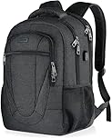 BIKROD Laptop Backpack, School Backpack for Boys Water Resistant School Bag with USB Charging Port, Business Anti Theft Durable Laptop Bag, Gifts