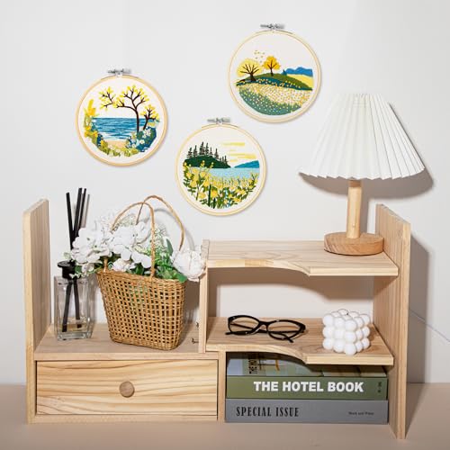Image of DIAMOND DOTZ Mountain Lake Embroidery Kit - 5.0 inch