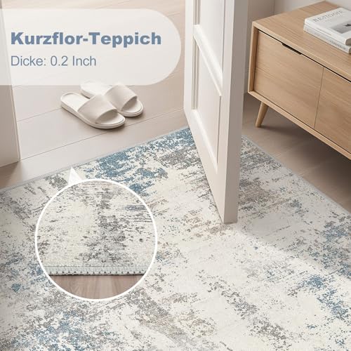 Tapis moderne pour bureau et chambre à coucher douce et chaleureuse