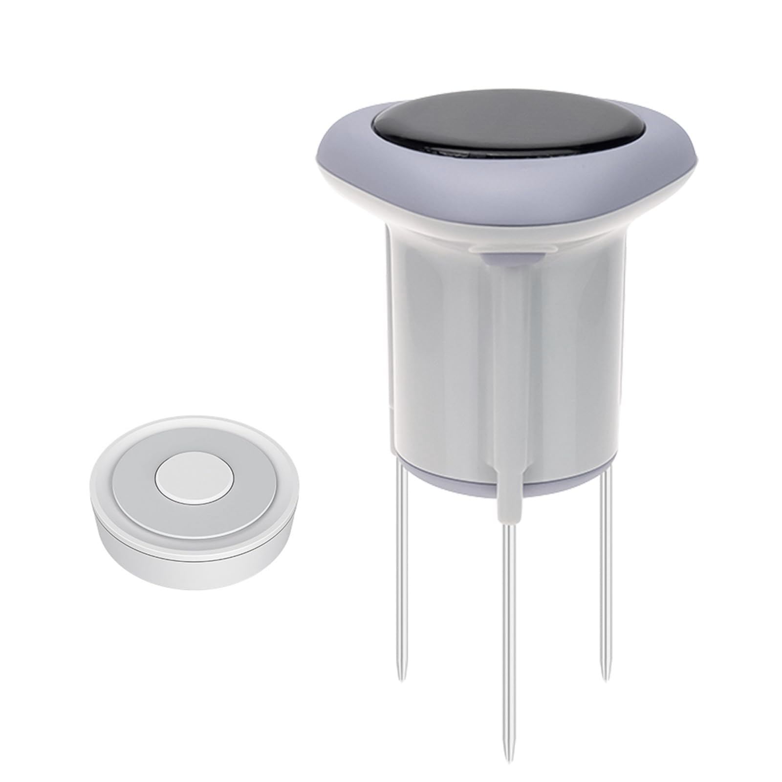 Monitor inalámbrico de suelo para plantas, sensores solares de humedad, temperatura, datos históricos, herramienta de jardinería para interiores y exteriores