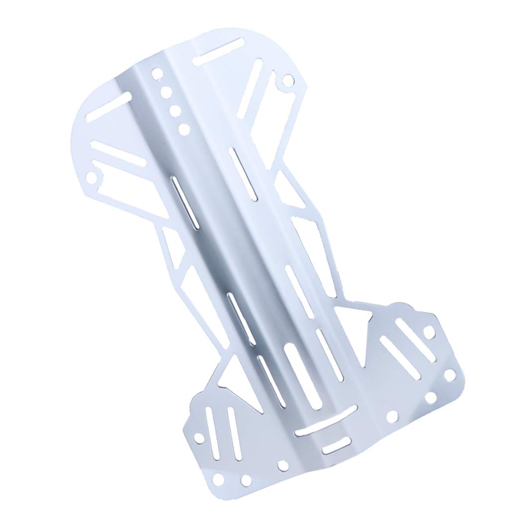 Plaque Dorsale de Plongée en Aluminium - Standard 1" Universel
