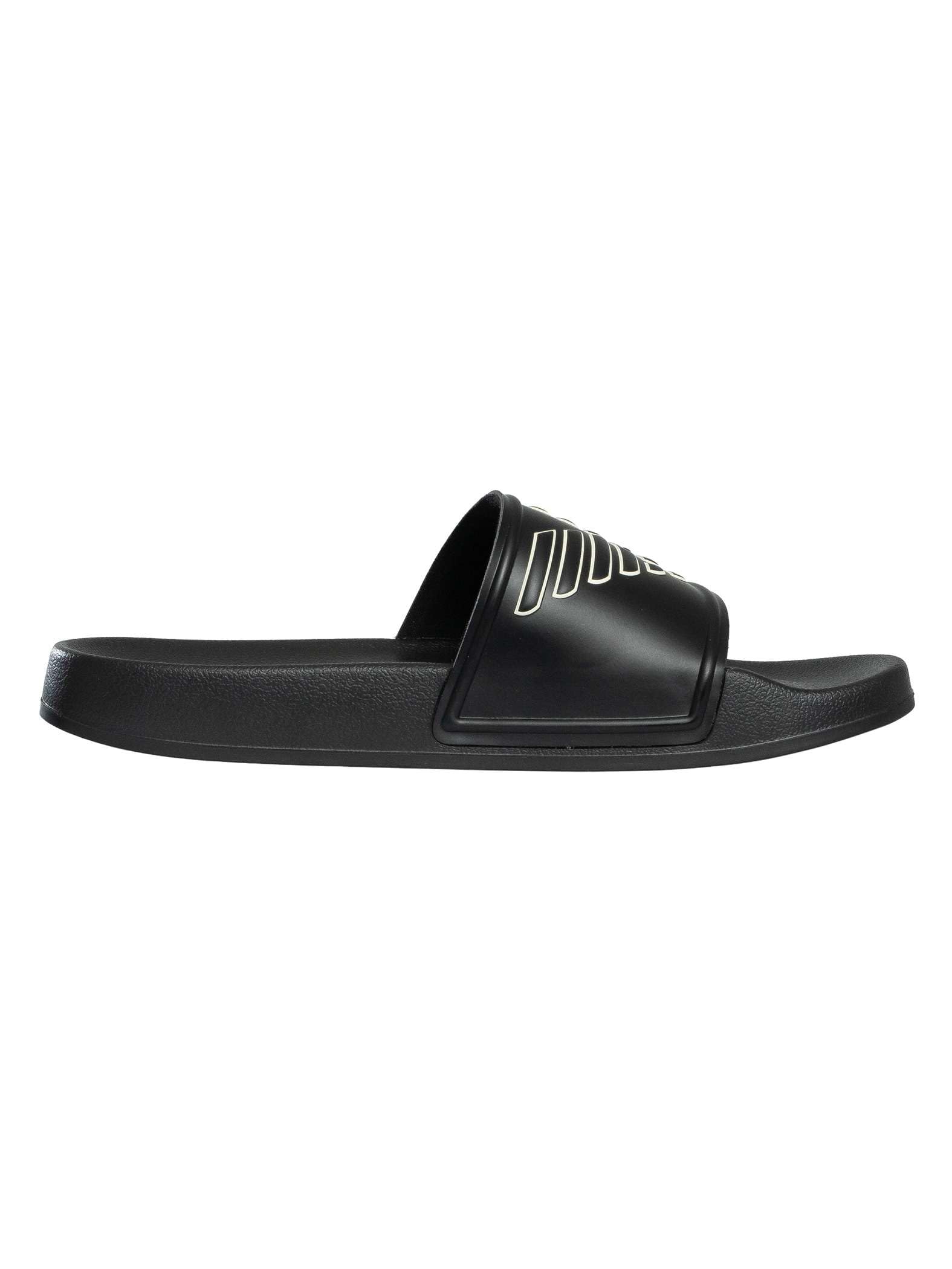 Emporio Armani Sandales à brides pour homme, idéales pour la mer, la piscine et la plage, article EX000042 AF22189