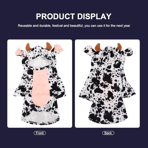 Disfraz para perro diseño vaca talla L miniatura 4