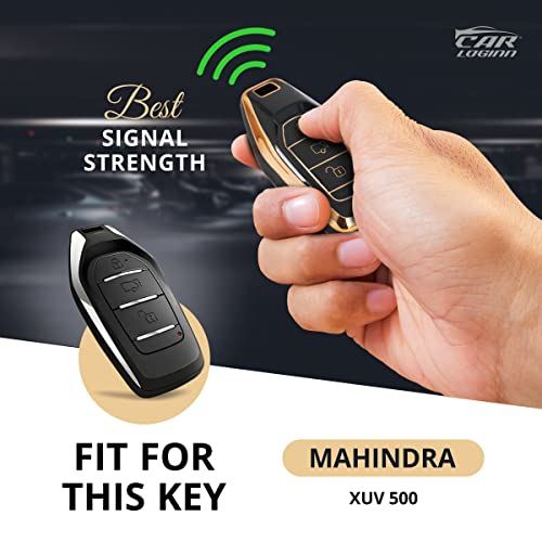 Image of Premium Car keycover for Mahindra XUV-500 Push Start Key (Smartkey)