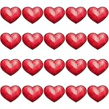 Paketinhalt: Es gibt 20 Stück Valentinstag Herz Pailletten Patches für Sie, in roter Farbe, ausreichend für DIY Kleidungsdekorationen, unterstützt Sie auch beim Teilen mit Ihrer Familie und Sie können sie auch als Geschenk für Freunde nehmen