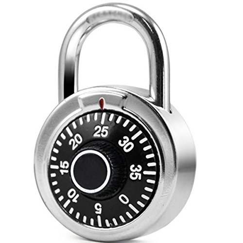 KANABEE Hardened Steel Shackle Dial Combination Luggage Suitcase Locker