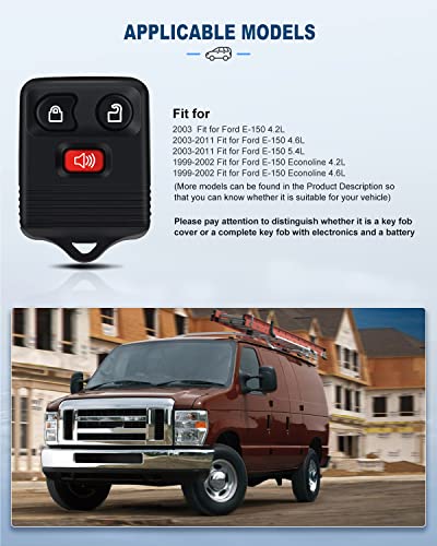 Eccpp For Ford F150 Key Fob Keyless Entry Remote Cwtwb1U212 For Ford For Mazda Key Fob For Lincoln Key Fob For Mercury Cwtwb1U331 Cwtwb1U345 Programmable Key Fob 1Pcs #TOP1