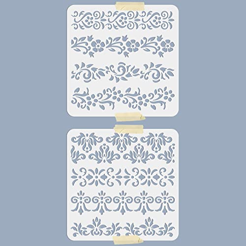 MAYJOYDIY Indian Mandala Stencil - Reusable A4 Size Tribal & Boho Painting Template For Walls, Wood, Fabric - View #12