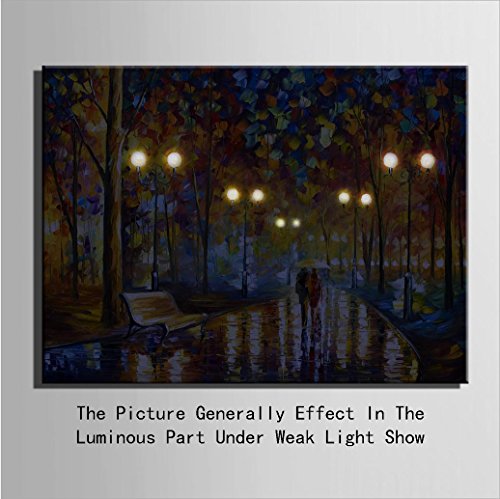 LED su Tela Cornice Stampa Artistica di Pioggia