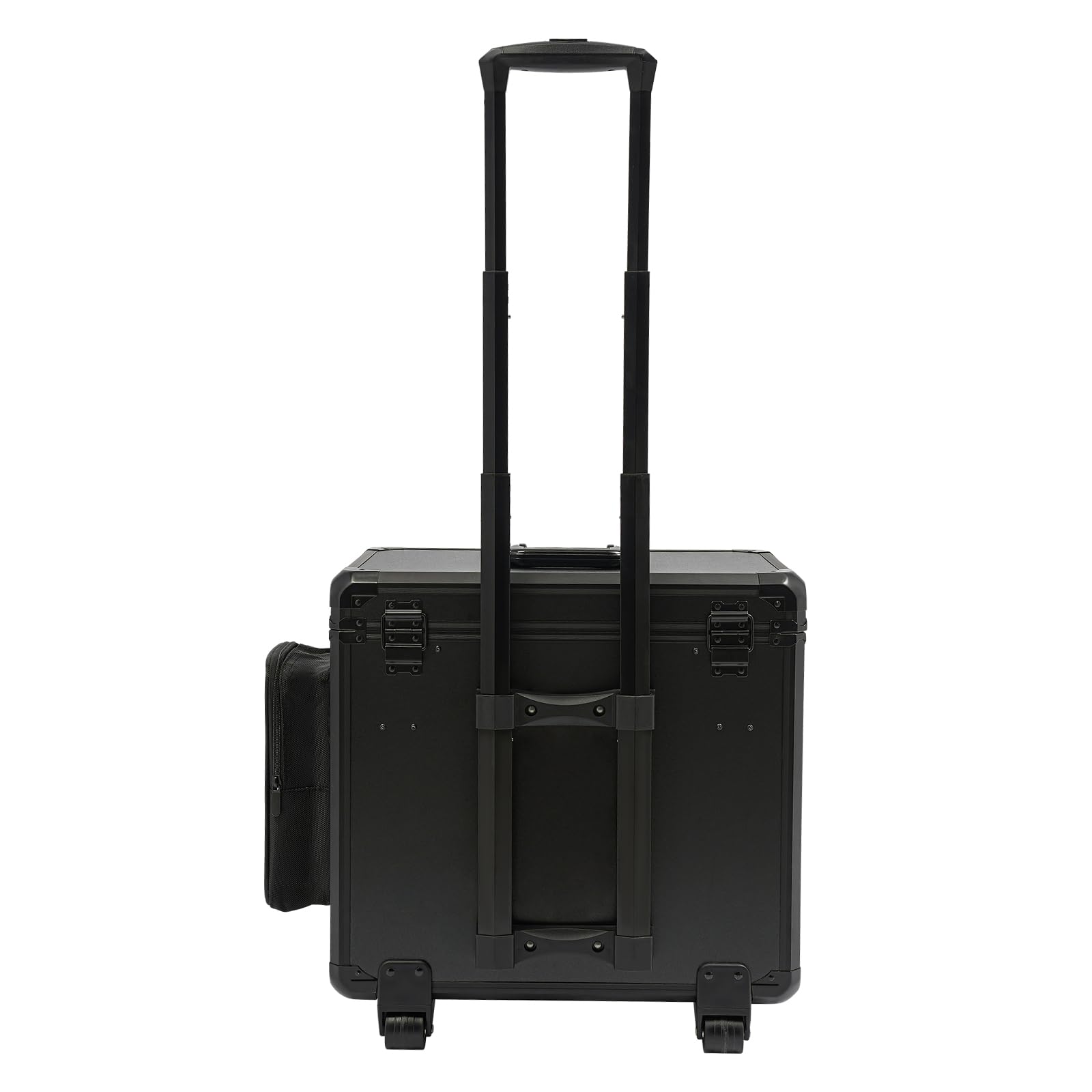 Organize przenośna walizka na kosmetyki, walizka na kółkach, z 4 kluczami, metalowa walizka na narzędzia, nośność 50 kg, do sklepów kąpielowych stóp, salonów masażu (46 x 29 x 42 cm)