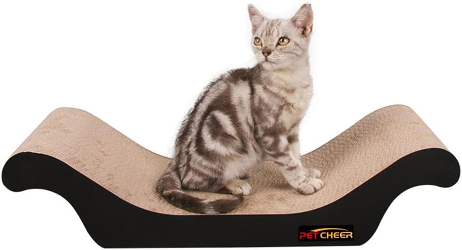 PetCheerPremium Cat Scratcher Scratching and Resting Pads Toy for Cats with Catnip