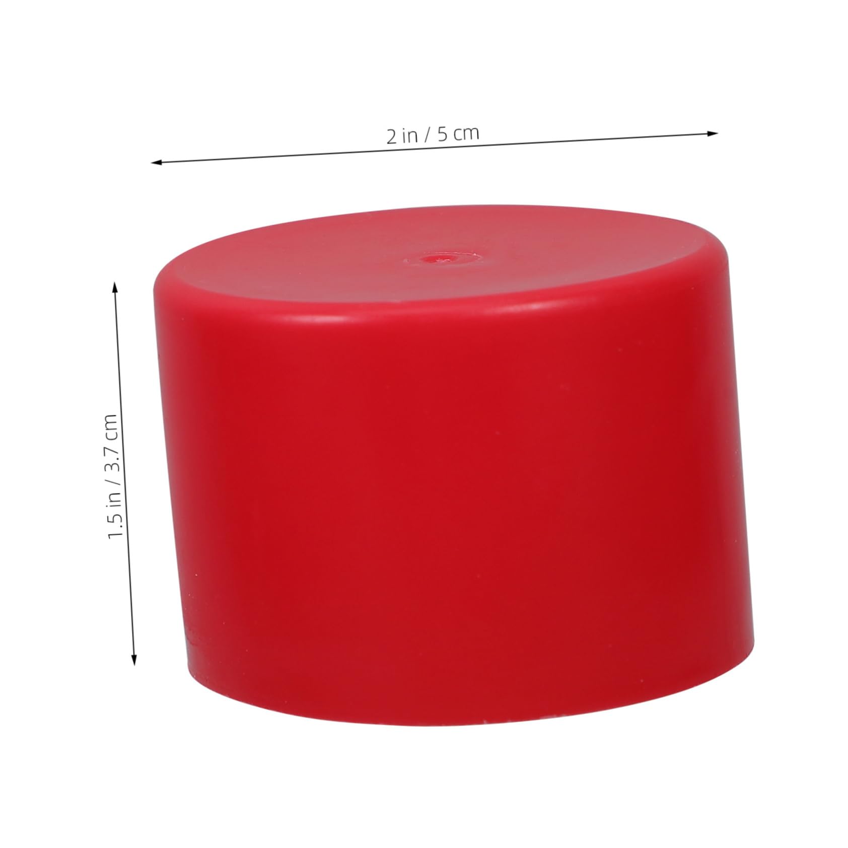 WOONEKY 10 Pezzi Manicotti Protettivi per Tubi per Ponteggi in Pe Rosso, Coperture Antiscivolo per Tubo in Acciaio Diametro 48-50mm, per Ristrutturazione e Riparazioni